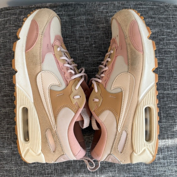 Nike Women's Air Max 90 Futura  Sneakers in Sanddrift, Size 8, Good Condition! - Picture 4 of 10